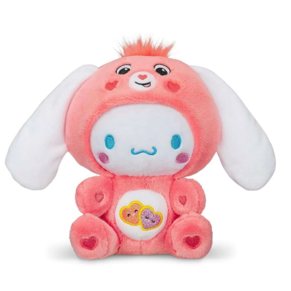 Cinnamoroll Dressed As Love-a-Lot Bear 9" Fun-Size Care Bears Plush & Huggable